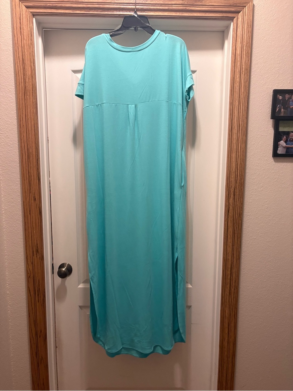 Zenana Outfitters Aqua Blue Maxi Dress
